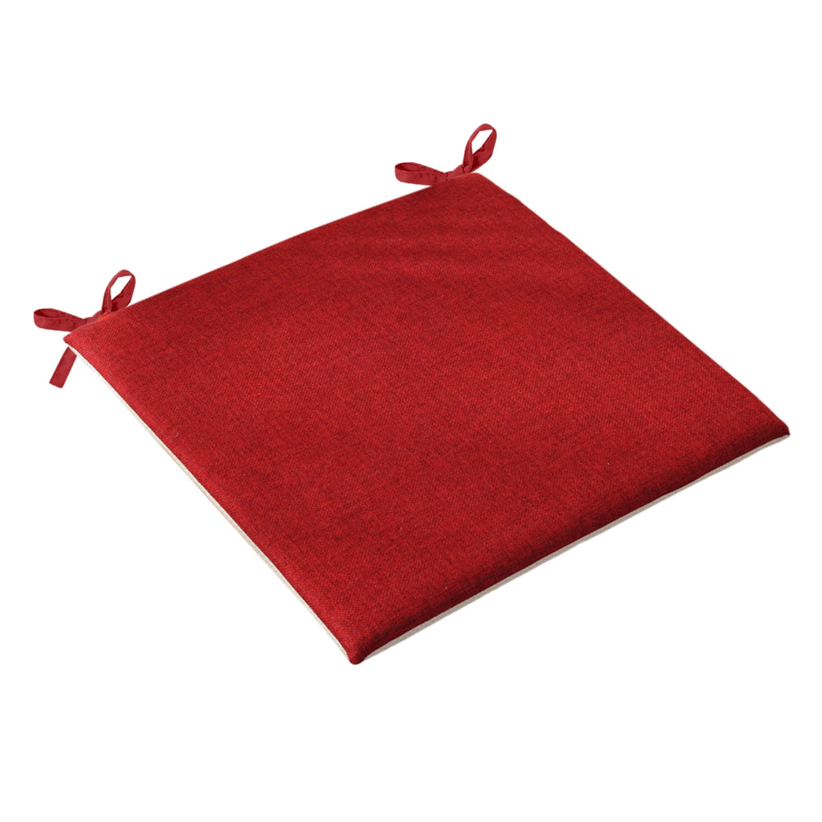 Household Imitation Linen Cushion With Tie Square Sponge Cushion