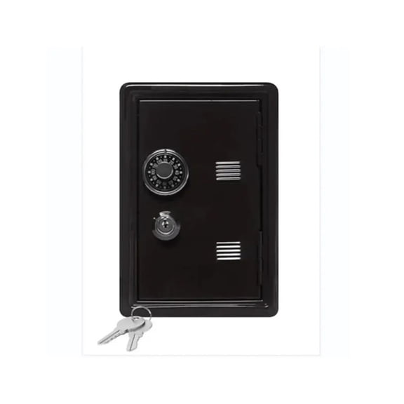 Household Insurance Box Vertical Mini Metal Safe Car Safe Key Insurance Cabinet Desktop Decoration Piggy Bank ,Maximum Protection