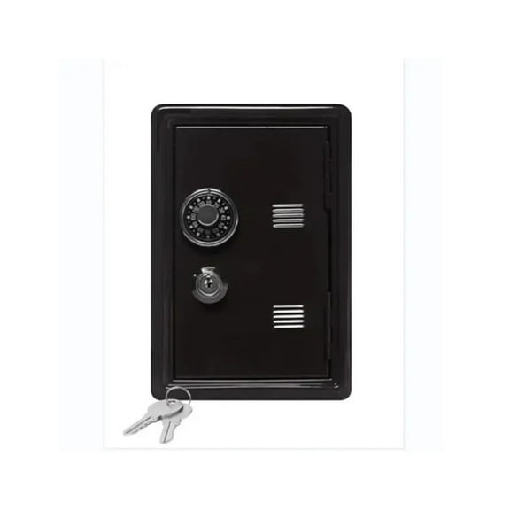 Household Insurance Box Vertical Mini Metal Safe Car Safe Key Insurance Cabinet Desktop Decoration Piggy Bank