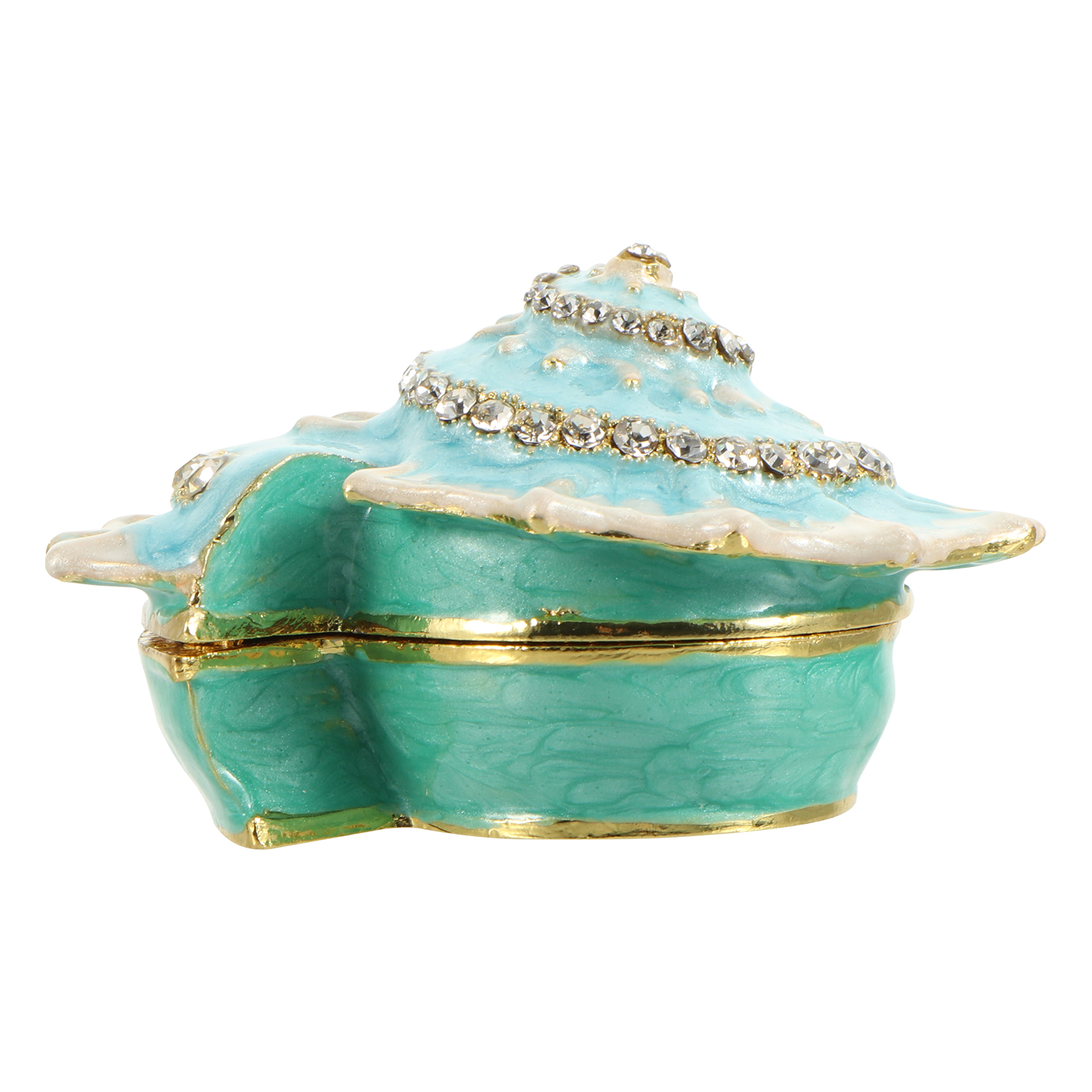 Household Jewelry Container Ear Stud Display Case Conch Shaped Gift