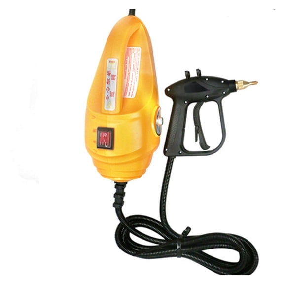 Household Kitchen Electric Steam Cleaner, Cleaning Rangehood Equipment Steam Cleaner, Air Conditioner Range Hood Car Cleaning ,Easy to Use - YELLOW_1