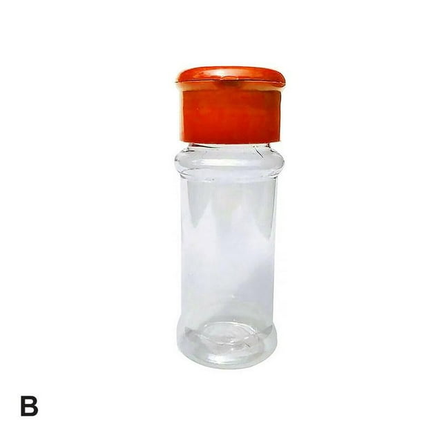 Household Kitchen Plastic Spice Salt Jars Pepper Salt Shaker Su Bottle M2C6