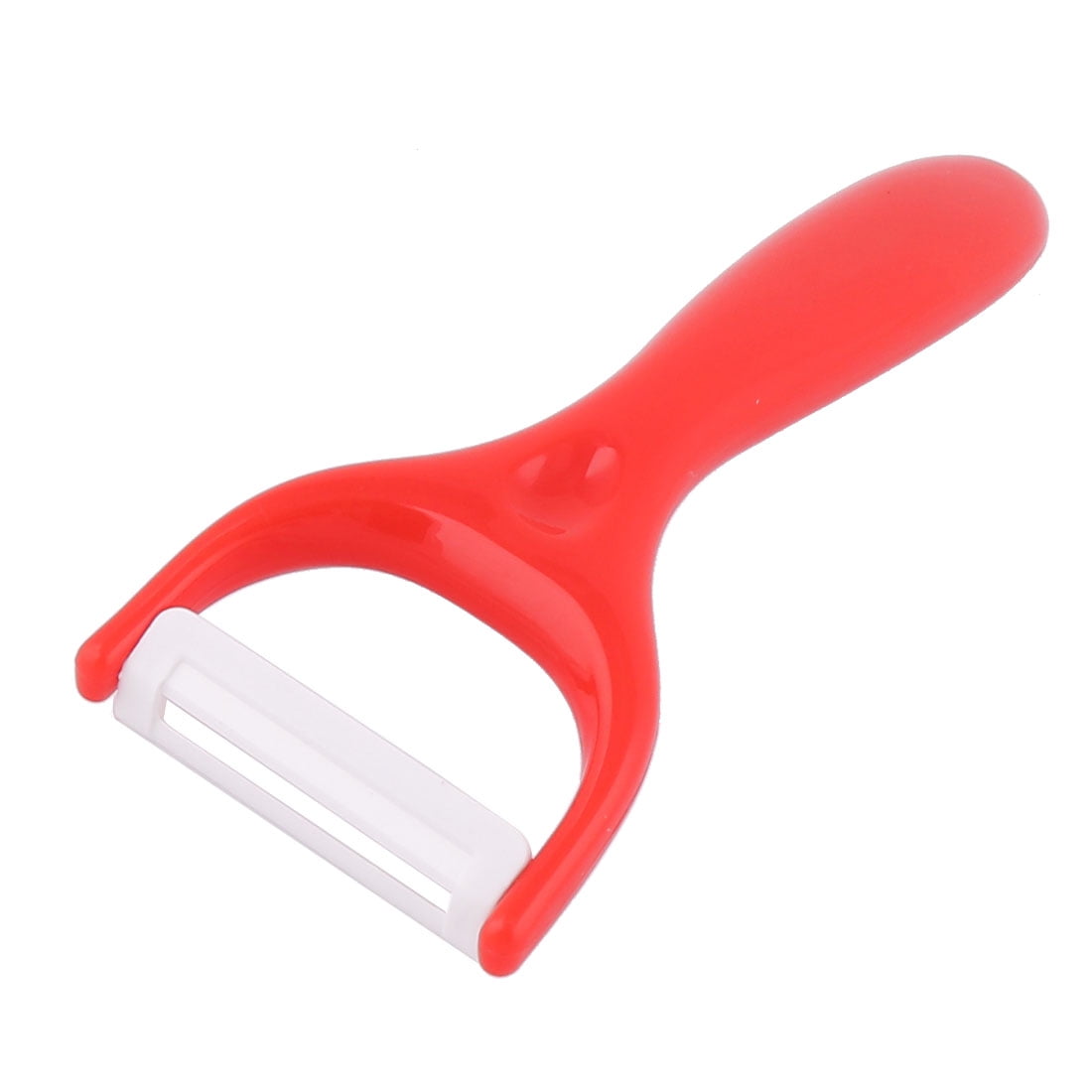 Plastic Handle Fruit Vegetable Peeler Peeling Tool Cutter Light -  Silver,Orange - 6 x 0.7(L*W) - Bed Bath & Beyond - 28785124