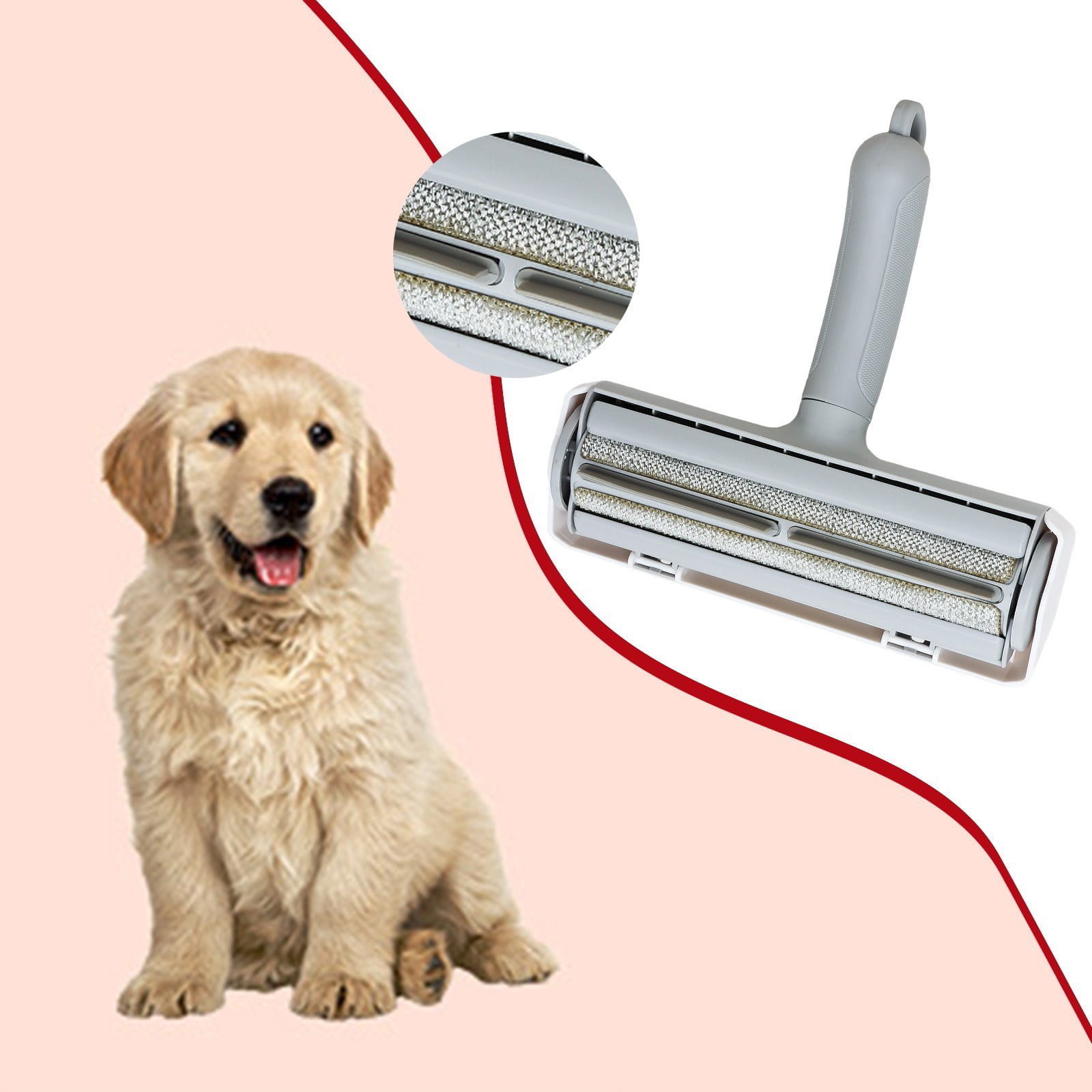 Household Link Roller Lift Wand Pro under Coat Brush Dog Carpet Roller