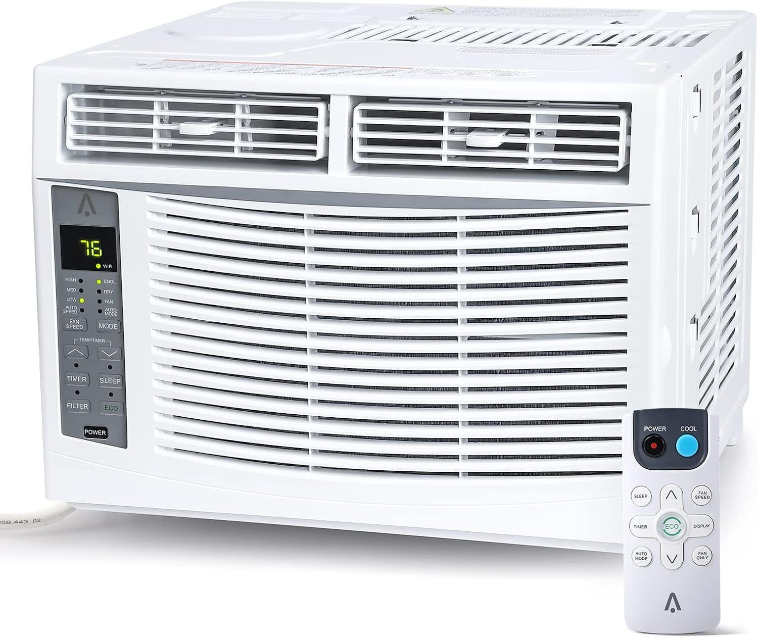Compact Window Ac Household Low Power Window Cooling Air Conditioner, 6000 BTU Compact ...