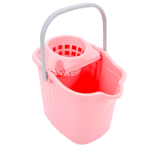 Creative Mop Bucket for Home Floor 1 Set Manual Household Pink Bucket