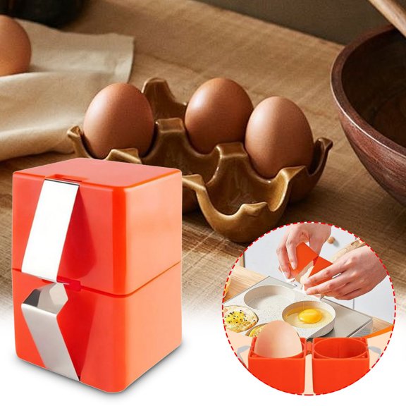 Household Manual Egg Opener, Portable Egg Beater and Peeler for Kitchen Use, Professional Grade Food Preparation Tool, Durable Manual Gadget for Cooking and Baking Maintenance Support , by UKHCCC