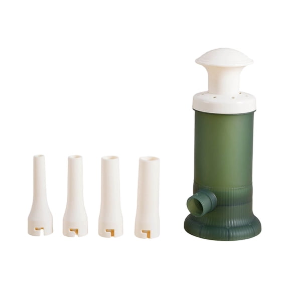 Household Manual Vertical Sausage Stuffer Machine With Fast Filling Funnel Tube And Multiple Nozzles For Efficient Kitchen Food Processing