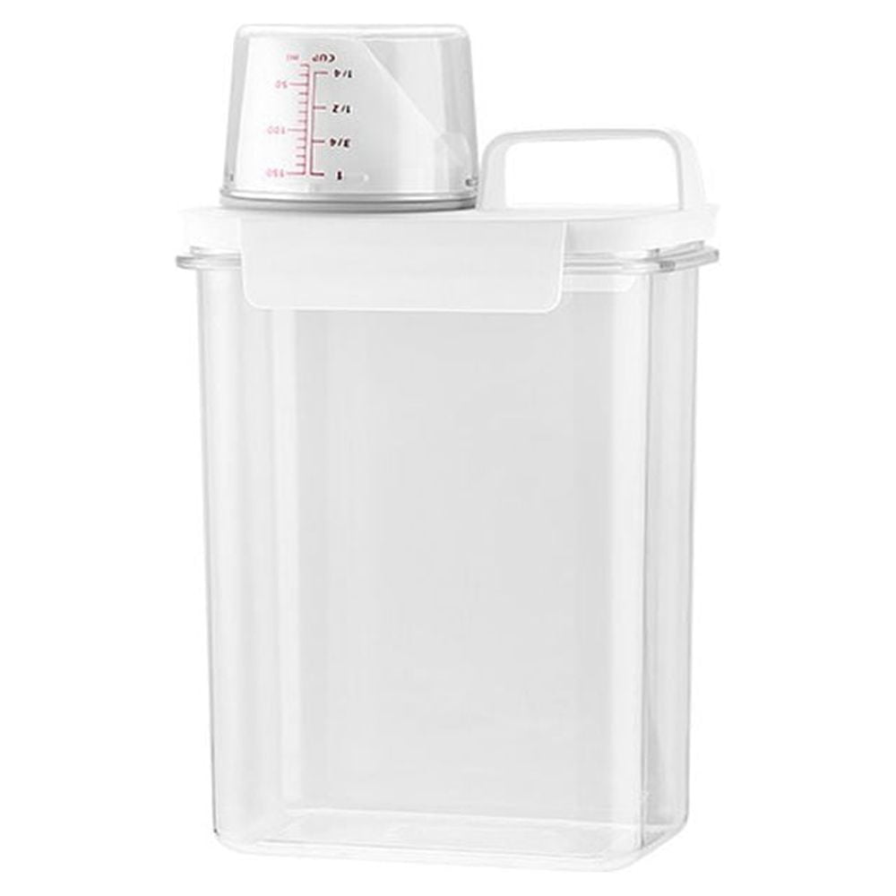 Household Measuring Cup With Lid And Handle Laundry Detergent Box