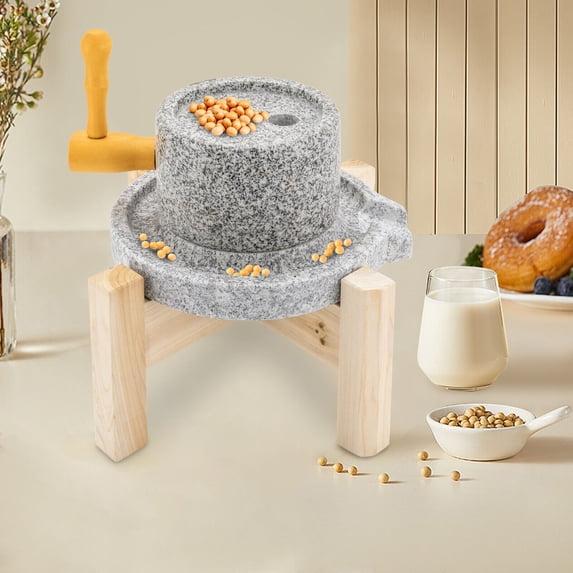 Household Mill Stone Paste Grain Mill Soy Corn Beans Mill Hand Stone Mill Fry Food Grinding Mill