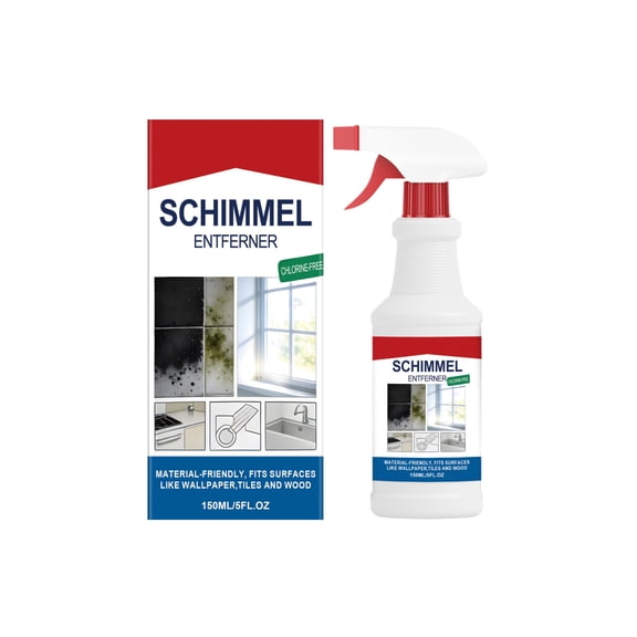 Household Mold & Mildew Remover Spray – Gentle Wall & Tile Cleaner for Stains, Odor Elimination, Fresh Indoor Air, Safe and Easy-to-Use Formula