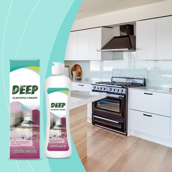 Household Multi-Purpose Cleaner,Powerful Kitchen Bathroom Decontamination Dissolve Grease Limescale Ceramic Tile Stainless Steel Glass,Gentle Safe Cleaner with Long-Lasting Protection for Home-A