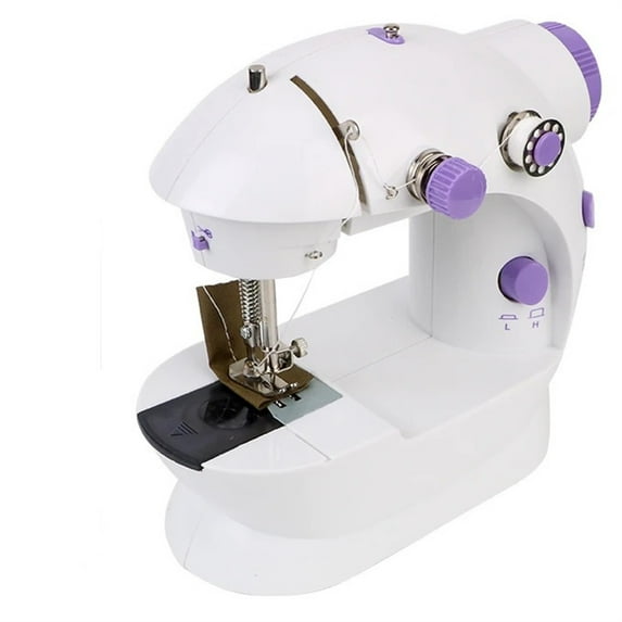 Household Night Light Hand Tool Foot Pedal Straight Line Mini Two Thread Kit Portable Sewing Machine Electric Hand Table