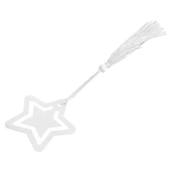 Household Office Metal Tassel Decor Star Shaped Page Fashion Holder Bookmark