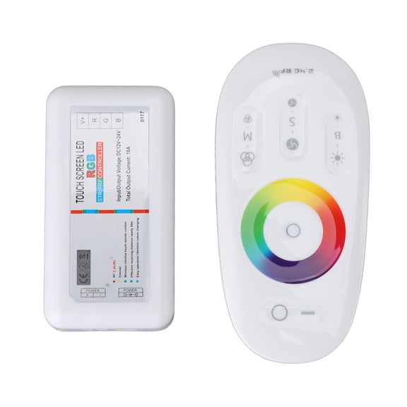 Household Organizer RF LED Remote Controller, DC12-24V 2.4G Wireless LED Dimmer Controller Touchable for LED Strip Light