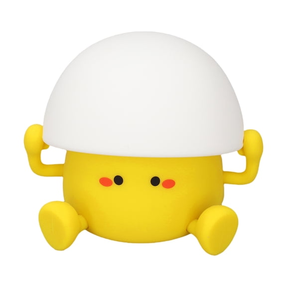 Household Organizer Silicone Egg Night Lamp, Silicone Egg Night Light Rechargeable for Sleeping Feeding