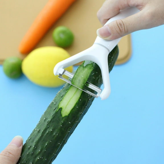 Household Paring Kitchen Fruit Peeler Planer for Potato and Vegetable - Gray