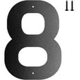 thumbnail image 1 of Household Pendant, Ongmies 6 Inch Metal House Number Metal Letters House Address Number House Numbers for Outside Mailbox Numbers for Outside Black Modern Metal Numbers and Letters, I, 1 of 7