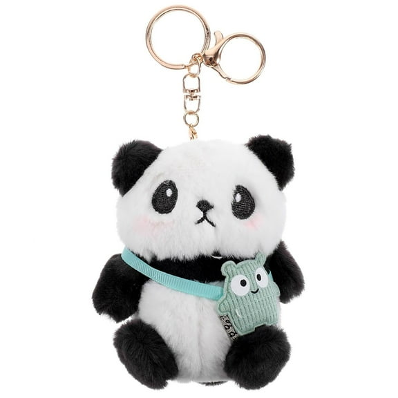 Household Pendant, Ongmies Cute Panda Keychain | Panda Keyring | Panda Shaped Keychain | Cute Plush Panda Keyring Cute Plush Panda Key Chain, Hangs, Panda Pendant*1