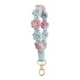thumbnail image 1 of Household Pendant, Ongmies New Wind Hand Woven High Grade Small Daisy Wrist Strap Key Chain Pendant, Hangs, 1× Lanyard, 1 of 4