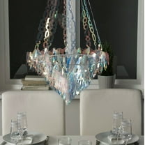 Household Pendant Promotion Sale! Chandelier Ceiling Light Lamp Shade Neon Color Pendant Lampshade Decorative Light Shade Hanging Lamp Cover for Living Room Bedroom Dorm Room Wedding Home Decoration