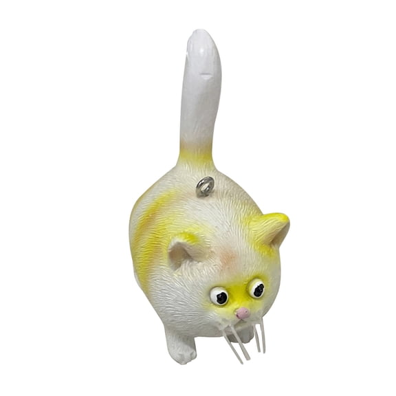 Household Pendant Promotion Sale! Kitty Miniature Sculpture Cat Figurines Home Decor Kitty Figures Decoration Original Art Resin Desktop Ornament with Expression for Kids Boys Girls Children Cat
