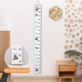 thumbnail image 1 of Household Pendant Promotion Sale! Nomeni Cartoon Baby Kids Growth Chart Record Wood Frame Height Measurement Ruler Wall Sticker Girls Room Wall Decoration, Home Decor Clearance Sale, 1 of 9