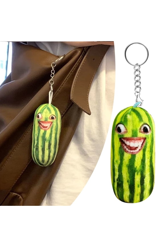 Household Pendant Promotion Sale! Nomeni Long Watermelon Stripe Hanger Creative Keychain Hanger Toy Pillow New Funny, Home Decor Clearance Sale Green
