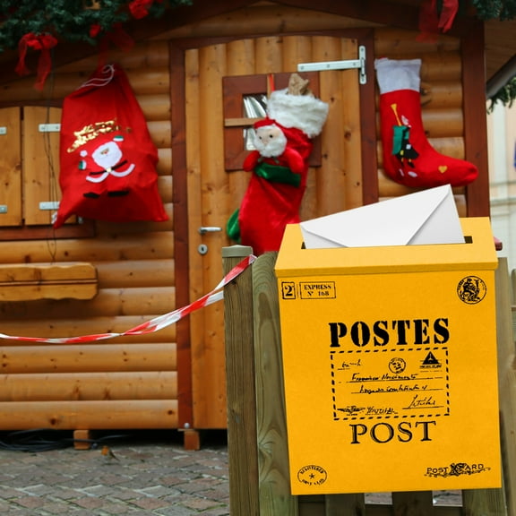 Household Pendant Promotion Sale! Nomeni Vintage Mailbox Iron Mailbox Hanging Wall Suggestion Box Mailbox Home Decoration Shooting Props Wall Wall Decoration, Home Decor Clearance Sale