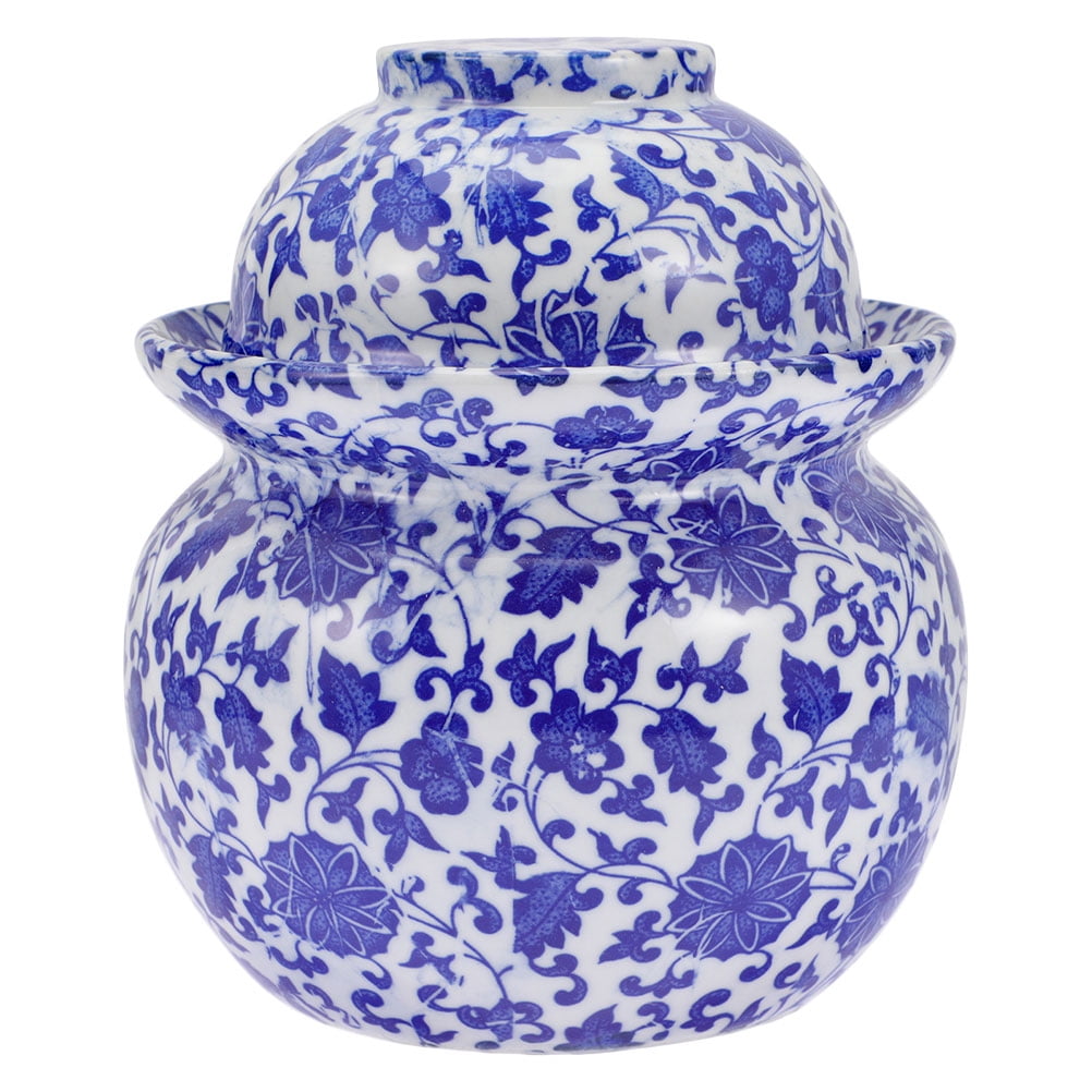 Household Pickles Sealing Can Ceramic Container Kimchi Jar Kitchen Supply