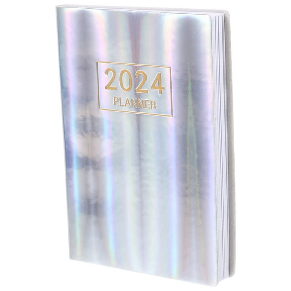 Household Planner Organizer Budget Agenda Book Office Silver