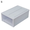 thumbnail image 1 of Household Plastic Transparent Stackable Drawer Storage Box Container Organizer, 1 of 7