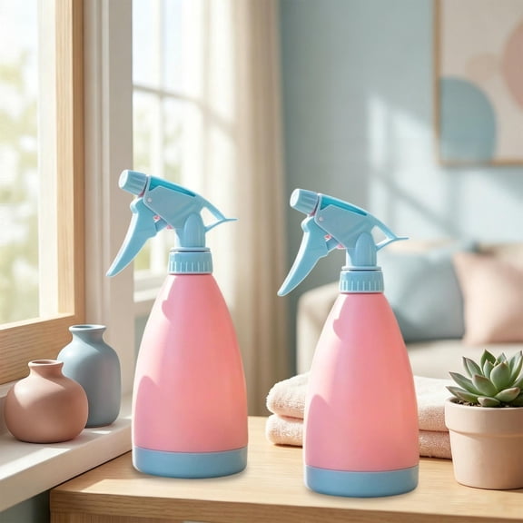 Household Pressure Sprayer 2-Pack – Manual Watering Sprayer for Plants,Pink