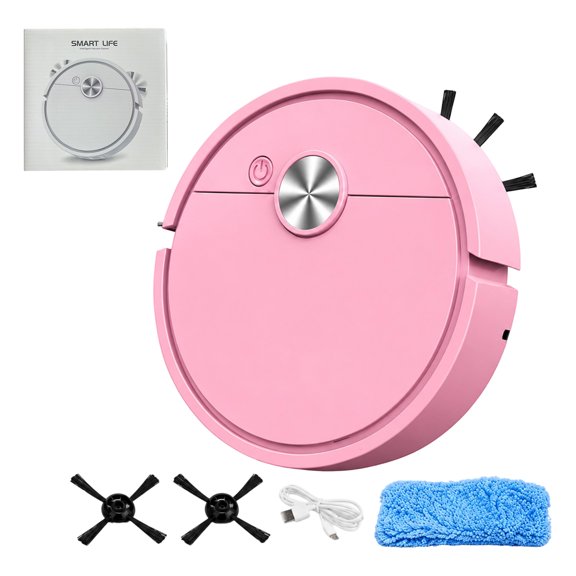 Household Robot Vacuum Cleaner, Multi-Mode Robotic Sweep & Mop Combo with Memory Function, Rechargeable Floor Cleaning Robot, Strong Suction, Low Noise, One-Touch Start