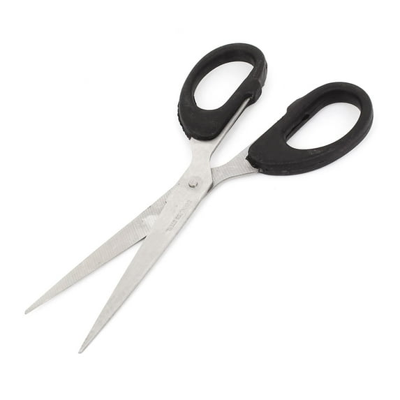 Household Rubber Coated Handles Stainless Steel Scissors Cutting Tool 15.6cm Long