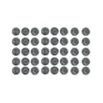 thumbnail image 1 of Uxcell Household Self Adhesive Surface Protection Furniture Felt Pads Mats Gray 0.6'' Dia 40 Pcs, 1 of 6