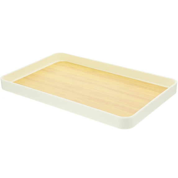 Household Serving Tray Tea Cup Tray Rectangular Platter Decorative Serving Tray for Kitchen