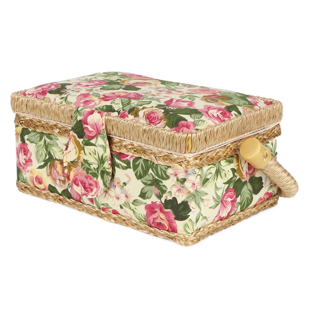 Household Sewing Basket, Unique Sewing Basket, DoubleLayer For Buttons