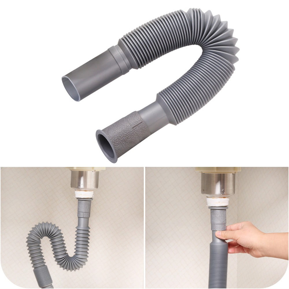 Household Sink Basin Hose PVC Washbasin Bathroom Flexible Anti Tube
