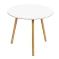 thumbnail image 1 of Household Small Apartment Dining Table, Round Kitchen Table with Wood Legs, Kitchen Living Room Leisure Coffee Table, 1 of 9
