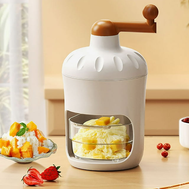 Household Small Hand Operated Shaved Ice No Electricity Manual In