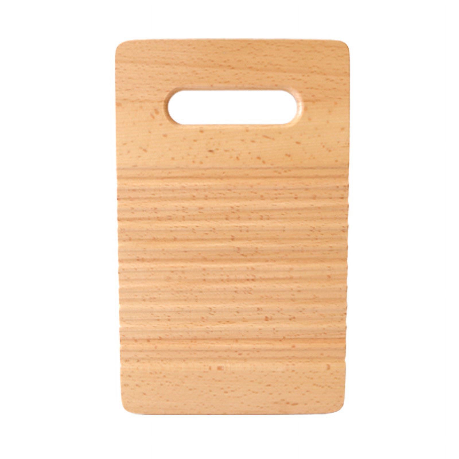 Household Small Laundry Washboard Wooden Washboard for Kids Portable