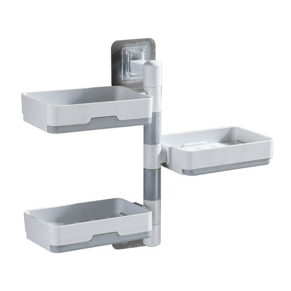Wall-Mounted Soap Holder Rack for Bathroom - Convenient Household Soap Tray and Soap Accessory Organizer