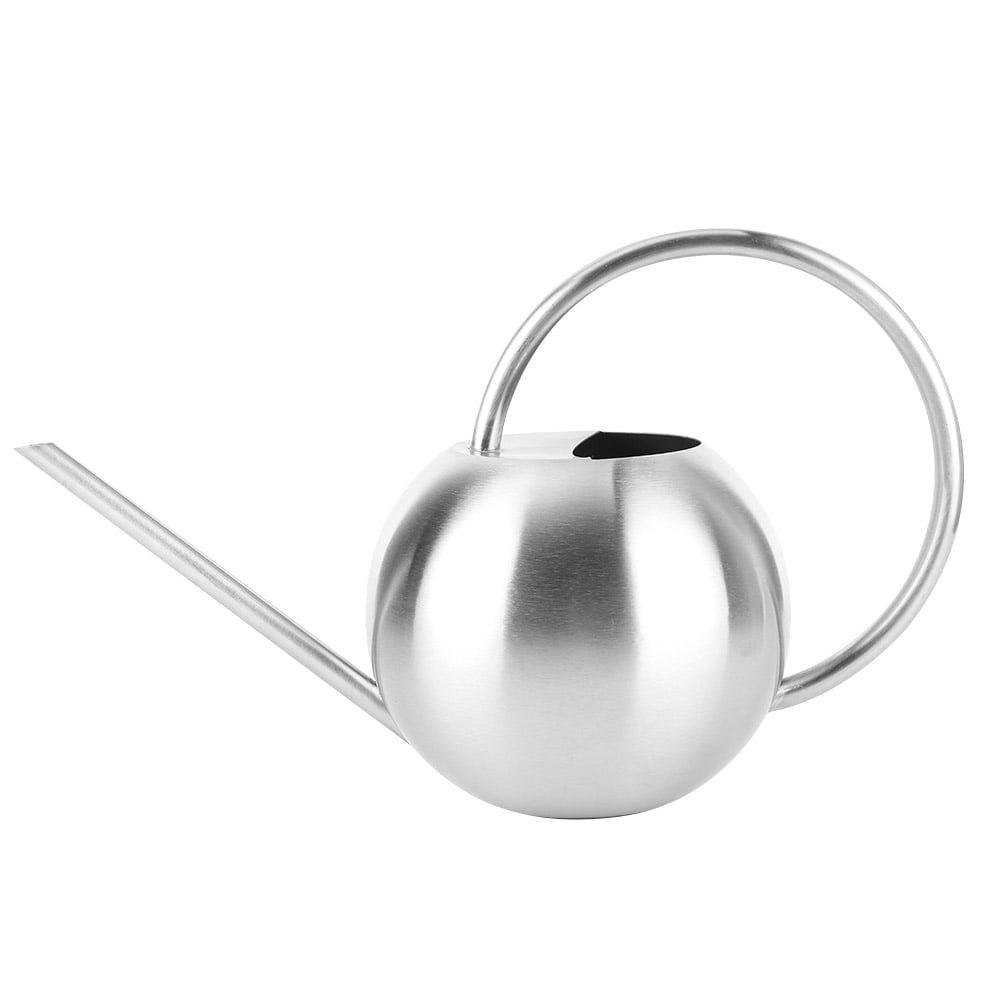 Household Spherical Stainless Steel Long Spout Watering Can Pot Indoor