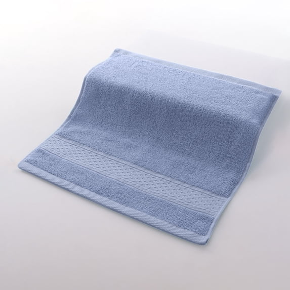 Household Square Towel Fresh Towel Silky Smooth Towel Stain Resistant Towel Adults Towels Soft Bath Towels Bathroom Towles Vibrant and Colorful Towel Blue Gray 13.3x13.3 Inch (1Pcs)