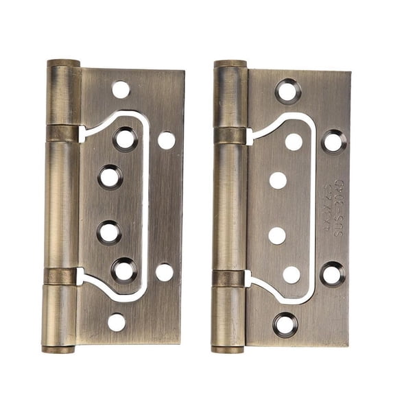 Household Stainless Steel Mute Bearing Flat Open Door Hinge Furniture Hardware Fittings Door Hinge 10.5x7.3x0.25cm