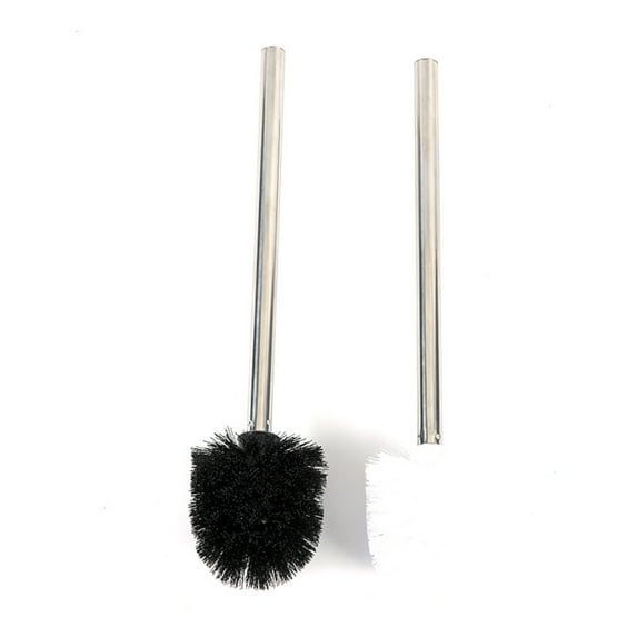 Household Stainless Steel Toilet Brush Clearance Toilet Bowl Brush and,Compact Toilet Cleaner Brush Set for Bathroom Cleaning,Compact Size for Storage and Organization Long Handled Toilet Brush White