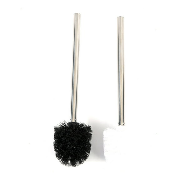 Household Stainless Steel Toilet Brush Clearance Toilet Bowl Brush and,Compact Toilet Cleaner Brush Set for Bathroom Cleaning,Compact Size for Storage and Organization Long Handled Toilet Brush Black