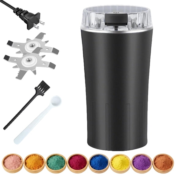 Household Superfine Grinder - Multi-Grain Blending & Powdering Machine, Stainless Steel Blade One Touch Grinding Design, Electric Spice Grinder for Coffee Beans Herbs Nuts Seeds Pepper Grain