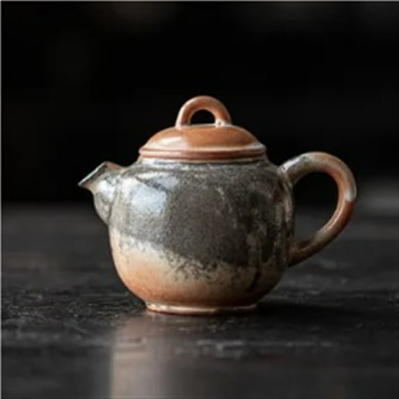 Household Tea Maker Kettle With Strainer Tea Craft Gifts Wood-fired Porcelain Teapot Japanese Ink Dragon Pot